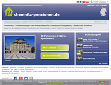 Tablet Screenshot of chemnitz-ferienwohnungen.de